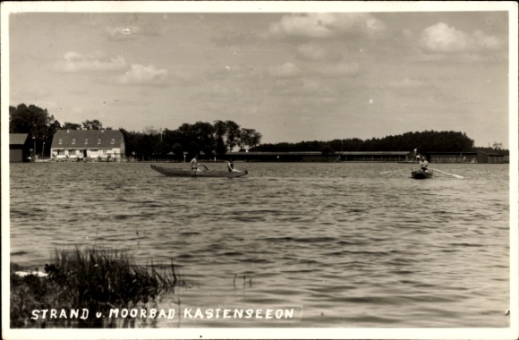 Ak Kastenseeon Glonn Oberbayern, Strand, Moorbad