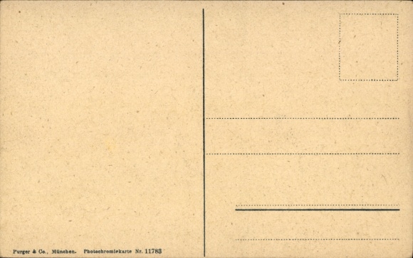 Postcard Leoni Berg on Lake Starnberg, Upper Bavaria, shore view