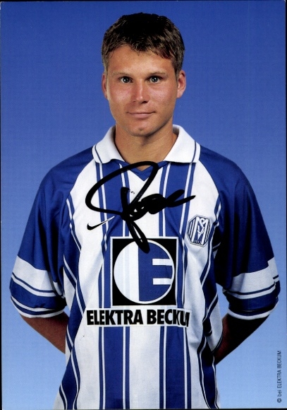 Autogrammkarte Fußballer Matthias Rose, SV Meppen, Autogramm