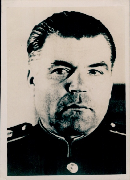 Photo KVP?, Man in uniform, portrait, barracked People's Police