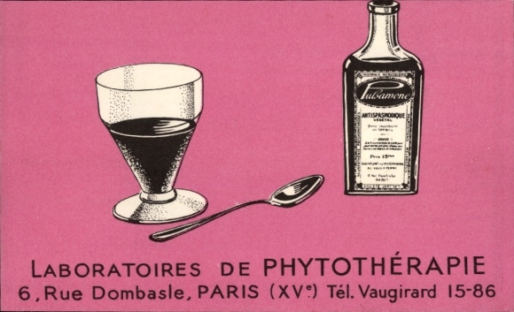 Ansichtkaart Paris XV., Laboratoires de Phythotherapie, Rue Dombasle