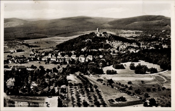 Postcard Königstein im Taunus, aerial photograph