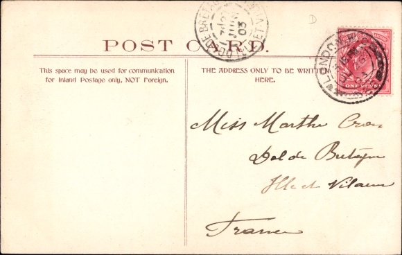 Postcard London City England, Charing Cross and Strand, Bahnhof