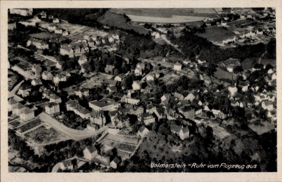Postcard Volmarstein Wetter an der Ruhr, aerial photograph