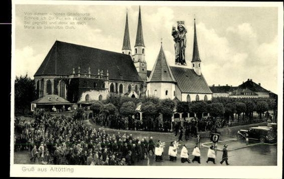 10 old PCs Altötting in Bavaria, various views