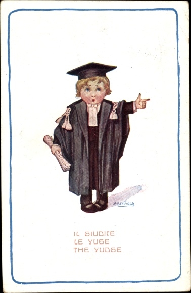 Artysta Ak Bertiglia, Aurelio, Il Guidice, le Juge, The Judge