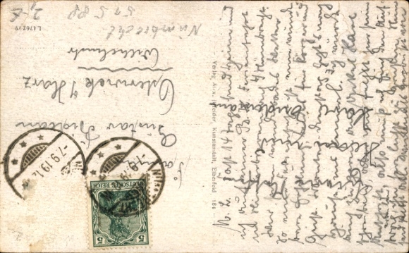 Postcard Nümbrecht, Homburg Castle.