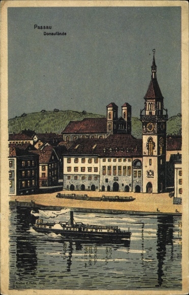 Artist PC skins, Eugen, Passau in Lower Bavaria, Donaulände