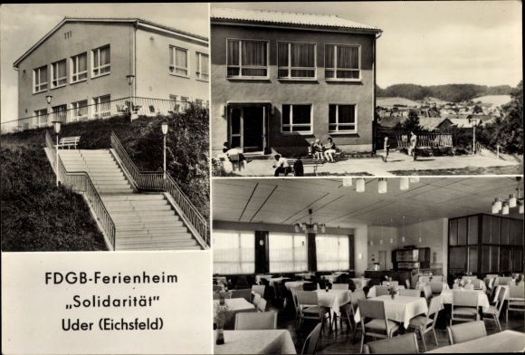 KP Uder im Eichsfeld Turyngia, dom wakacyjny FDGB Solidarity, widok wnętrza
