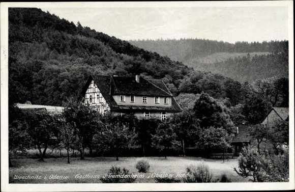 Postcard Weschnitz Fürth in the Odenwald Hessen, inn and guesthouse Erbacher Hof
