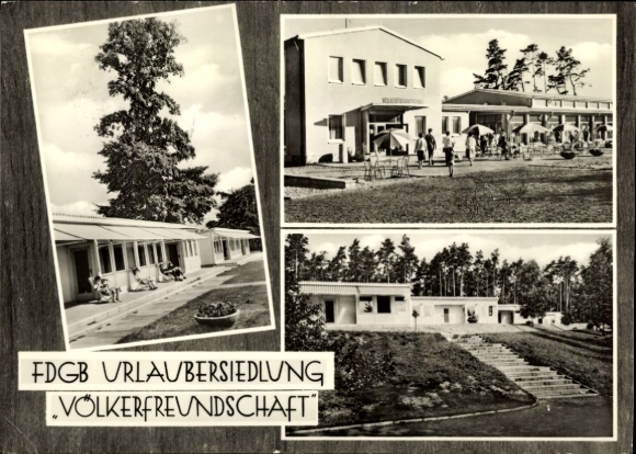 Ak Klink an der Müritz Mecklenburg, FDGB Urlaubersiedlung Völkerfreundschaft