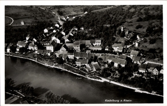 Ak Kadelburg Küssaberg Baden Württemberg, Fliegeraufnahme