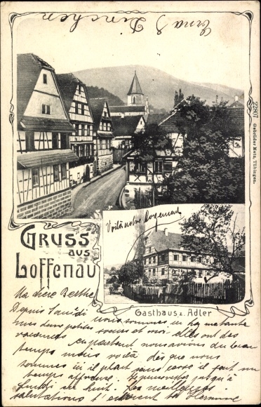PC Loffenau in the Black Forest, Inn zum Adler, street section