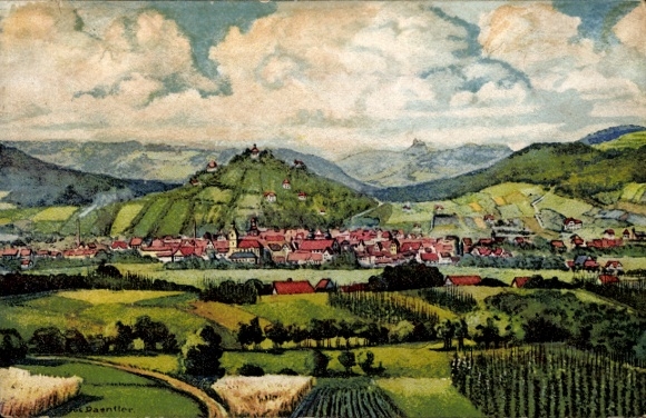 Ak Hersbruck in Mittelfranken, Panorama