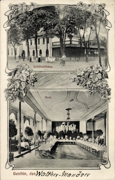 KP Genthin na Kanale Łaby Haweli, Schützenhaus, Hall