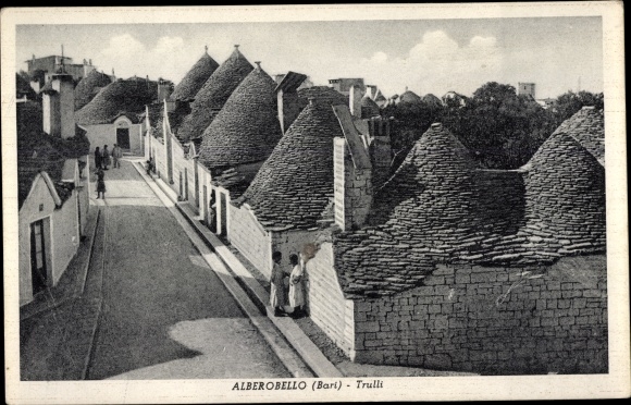 Ak Alberobello Bari Apulien Puglia, Trulli