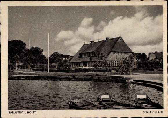 Ansichtkaart Barmstedt in Holstein, Seegaststätte