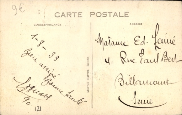 Postcard Yvetot Seine Maritime, Rue des Victoires