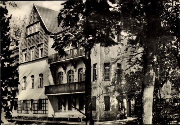 Ak Wilischthal im Erzgebirge Sachsen, Erholungsheim Ernst Schneller, Außenansicht