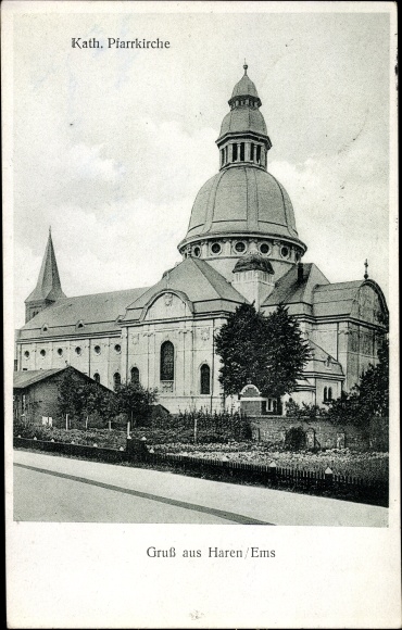 Ak Haren an der Ems, Katholische Pfarrkirche