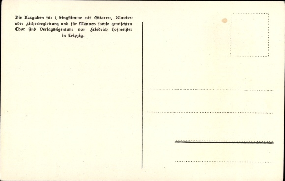 Song Postcard Günther, Anton, Ore Mountain dialect 24, Hello God my Arzgebirch, Keilberg