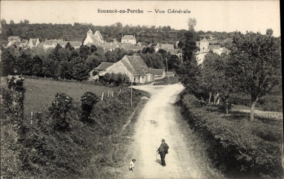 Postcard Souancé au Perche Eure et Loir, Panorama