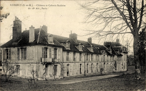 KP Luzancy Seine et Marne, zamek, kolonia szkolna