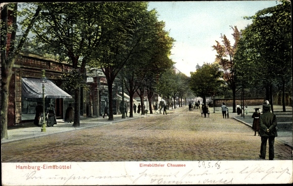 PC Hamburg Eimsbüttel, view of the Eimsbütteler Chaussee