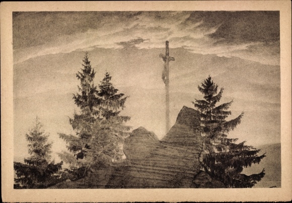 Artist PC Friedrich, Caspar, David, cross in the mountains, National Gallery Berlin