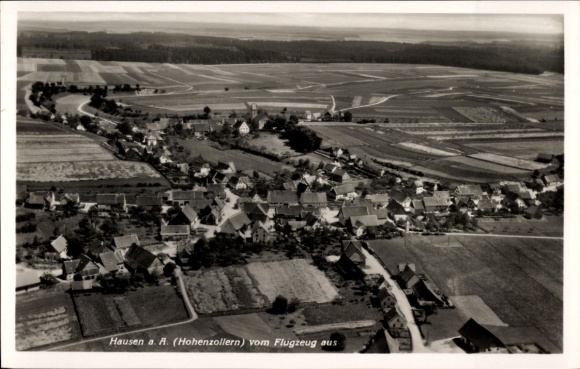Ak Hausen am Andelsbach Württemberg Hohenzollern, Fliegeraufnahme