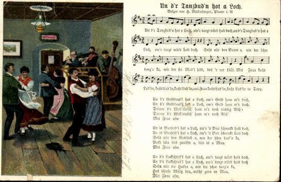 30 individual song cards, Anton Günther