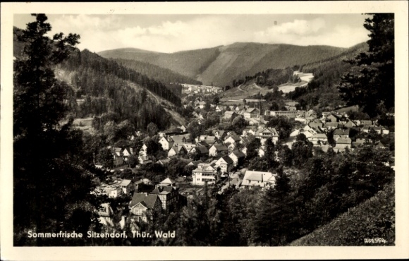 Ak Sitzendorf in Thüringen, Gesamtansicht
