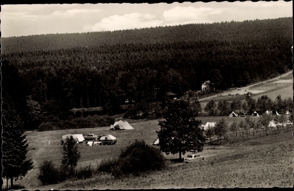 Ak Hünfeld in Hessen, camping