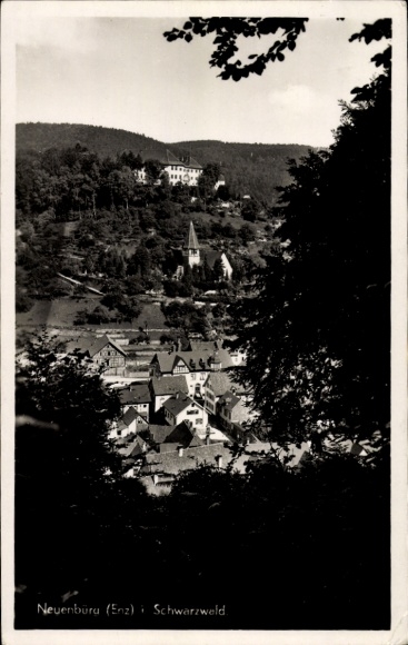Postcard Neuenbürg Enzkreis Baden Württemberg, Panorama