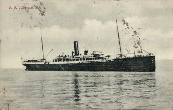 AK passagiersstoomboot SS Cleopatra