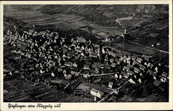 Ak Güglingen in Württemberg, Fliegeraufnahme