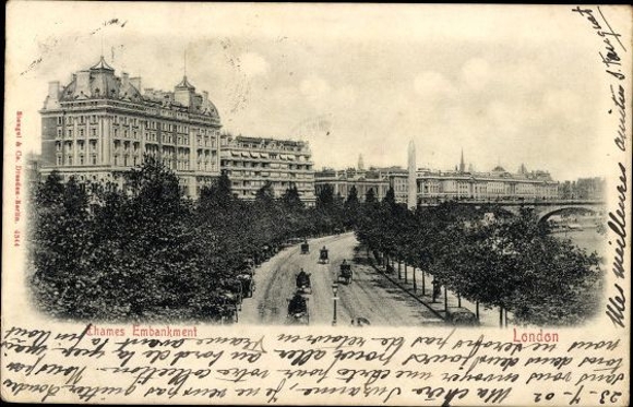 10 alte AK London City England, verschiedene Ansichten