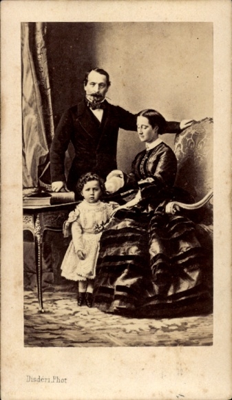 CdV Napoleon III, Eugenie de Montijo, Empress of France