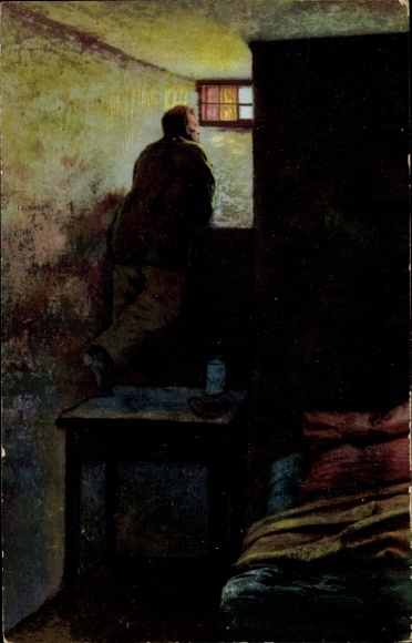 Artist Postcard Iarochenko, N., the prisoner