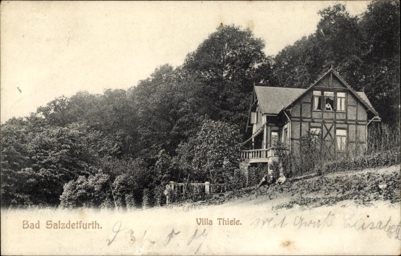 Ak Bad Salzdetfurth in Niedersachsen, Villa Thiele