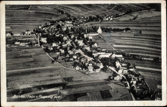 PC Böhlen Großhöhenbach in Thuringia, aerial photo