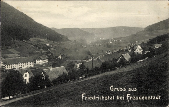 Foto Ak Friedrichstal Baiersbronn im Schwarzwald Württemberg, Gesamtansicht