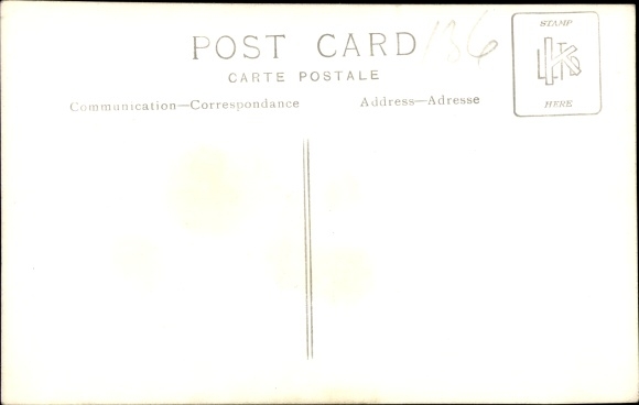 Photo Postcard Man in a suit with a caught shark