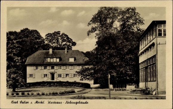 Postcard Bad Sülze in Mecklenburg, Kurhaus, outbuilding