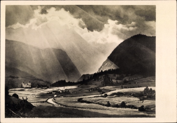Artist PC Frank, Hans, rays of sunshine and clouds, HDK 401