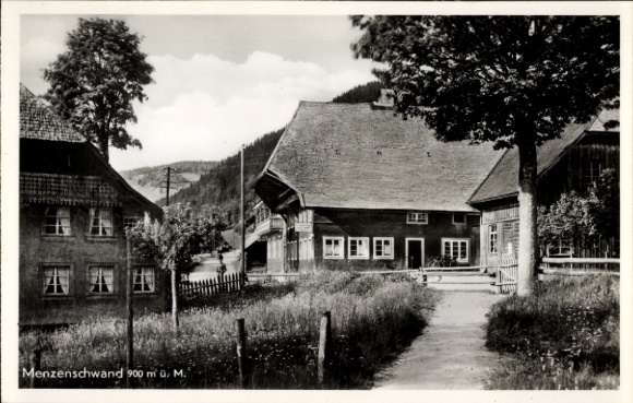 Postcard Menzenschwand St. Blasien in the Black Forest, Guesthouse and Pension zur Linde
