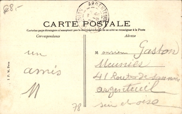 Postcard Houilles Yvelines, Historic Castle of the XV Century