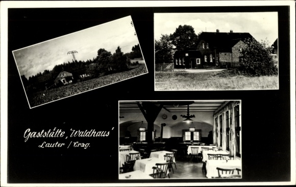 PC Lauter Bernsbach in the Erzgebirge of Saxony, Waldhaus restaurant, interior view