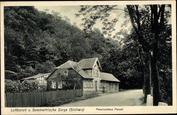 KP Zorge Walkenried w górach Harz, Pensionshaus Fensel