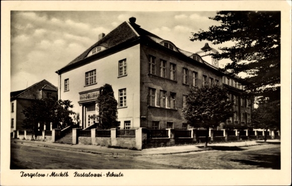 Ak Torgelow an der Uecker, Pestalozzi Schule